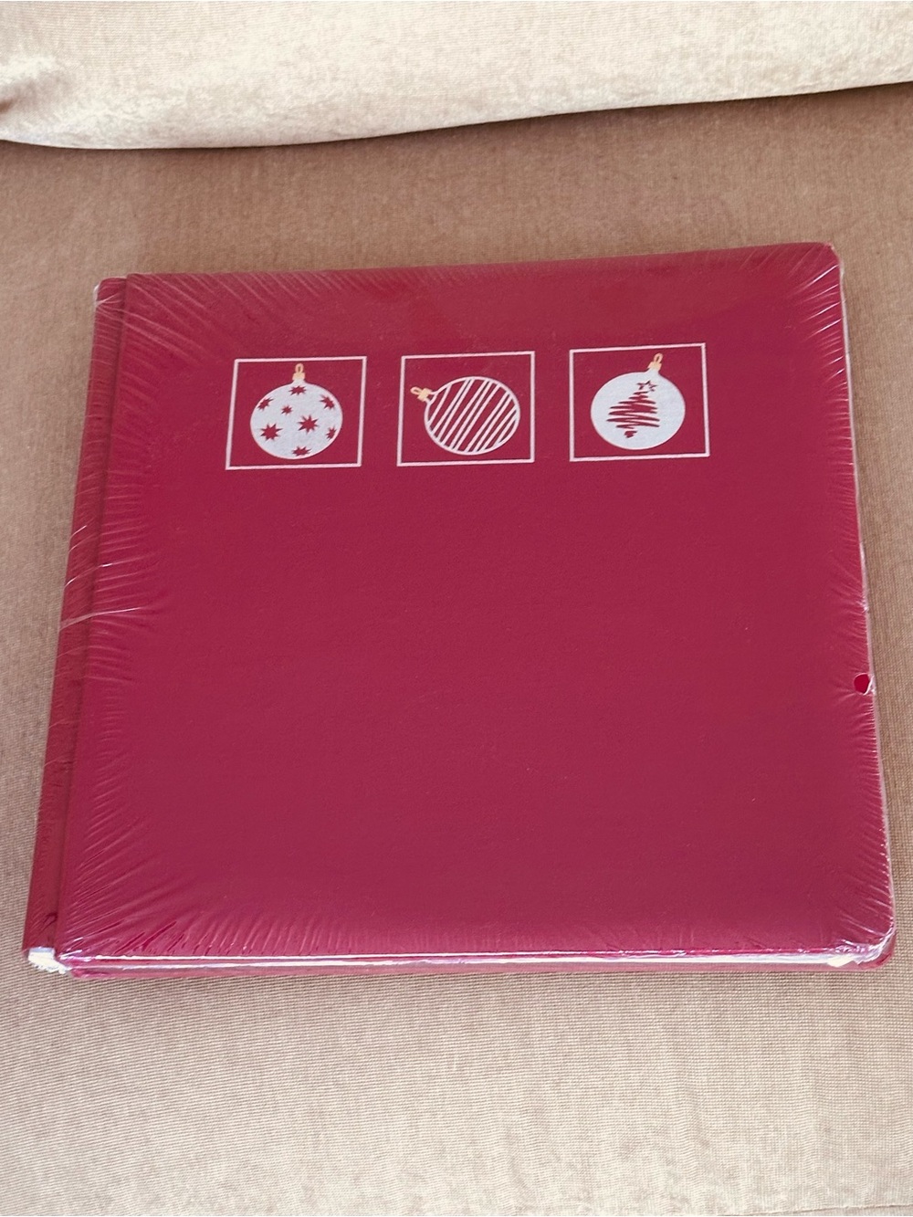 Creative Memories Red Holiday Ornament Photo Album
